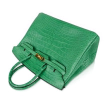 Load image into Gallery viewer, Birkin 35 Bag Matte Alligator Cactus Gold Hardware