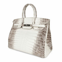 Load image into Gallery viewer, Birkin 35 Himalaya Blanc Crocodile Palladium Hardware