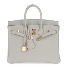 Load image into Gallery viewer, Birkin 25 Bag Gris Perle Togo Gold Hardware