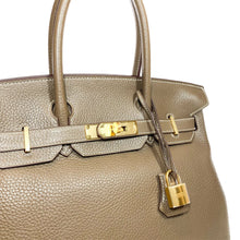 Load image into Gallery viewer, Birkin bag made of extremely Togo Birkin 30 Etoupe