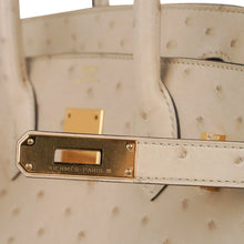 Load image into Gallery viewer, Birkin 30 Bag Ostrich Parchemin Gold Hardware New w/Box