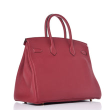 Load image into Gallery viewer, Birkin 25cm Rouge H Bordeaux Red Gold Hardware Bag Y Stamp