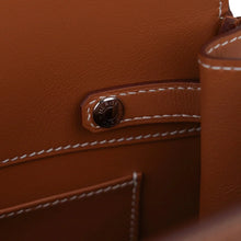 Load image into Gallery viewer, Shadow Birkin 25 Bag Gold Evercalf Limited Edition
