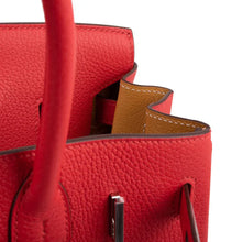 Load image into Gallery viewer, Verso Birkin 30 Bag Rouge Tomate &amp; Natural Sable Togo Leather with Palladium Hardwre