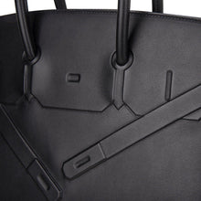 Load image into Gallery viewer, Shadow Birkin 35 Bag Limited Edition Black Swift Leather New