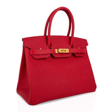 Load image into Gallery viewer, Birkin 30 Bag Rouge Casaque Gold Hardware Epsom Leather