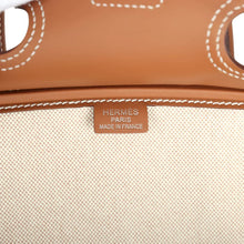 Load image into Gallery viewer, Birkin Cargo 35 Gold Swift and Gold-Ecru Toile H Canvas Palladium Hardware