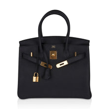 Load image into Gallery viewer, Birkin 30 Bag Black Togo Leather with Gold Hardware