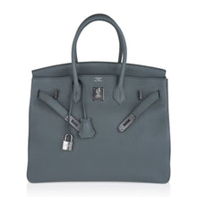 Load image into Gallery viewer, Birkin 35 Bag Vert Amande Togo Leather with Palladium Hardware