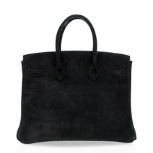 Load image into Gallery viewer, Birkin 35 Bag Black Doblis Suede Gold Hardware Limited Edition