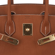 Load image into Gallery viewer, Birkin 30 Bag Barenia Faubourg Leather with Gold Hardware