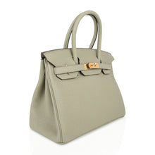 Load image into Gallery viewer, Birkin 30 Bag Sage (Sauge) Clemence Leather Gold Hardware
