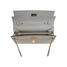 Load image into Gallery viewer, Kelly Classique To Go Wallet Beton Matte Alligator Gold Hardware