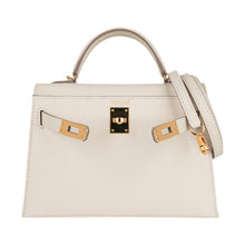 Load image into Gallery viewer, Kelly 20 Mini Sellier Bag Craie Epsom Leather Gold Hardware