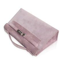 Load image into Gallery viewer, Kelly Pochette Lilac Doblis Suede Palladium