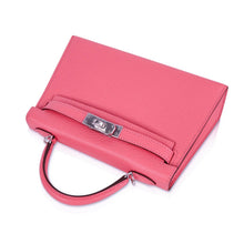Load image into Gallery viewer, Kelly 20 Mini Sellier Bag Rose Lipstick Chevre Leather Palladium Hardware