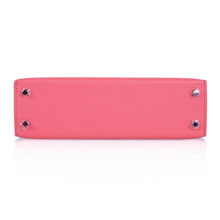 Load image into Gallery viewer, Kelly 20 Mini Sellier Bag Rose Lipstick Chevre Leather Palladium Hardware