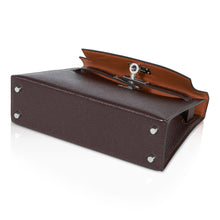 Load image into Gallery viewer, Kelly 20 Bi-Color Mini Sellier Bag Havane / Etrusque Chevre Palladium