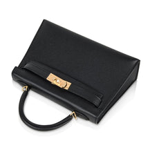 Load image into Gallery viewer, Mini Kelly 20 Sellier Bag Black Epsom Leather with Gold Hardware