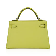 Load image into Gallery viewer, Mini Kelly 20 Bag Sellier Jaune Bourgeon Chevre Leather with Palladium Hardware