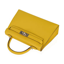 Load image into Gallery viewer, Verso Mini Kelly 20 Bag Sellier Jaune de Naples &amp; Gold Chevre Leather with Palladium Hardware