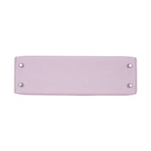 Load image into Gallery viewer, Mini Kelly 20 Bag Sellier Mauve Pale Chevre Leather with Palladium Hardware