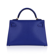 Load image into Gallery viewer, Kelly 20 Mini Sellier Bag Blue de Royal Chevre Leather Gold Hardware