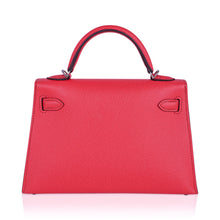 Load image into Gallery viewer, Mini Kelly 20 Bag Sellier Rose Texas Epsom with Palladium Hardware