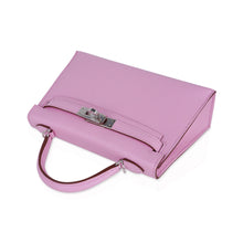 Load image into Gallery viewer, Mini Kelly 20 Bag Sellier Mauve Sylvestre Epsom with Palladium Hardware