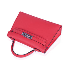 Load image into Gallery viewer, Mini Kelly 20 Bag Sellier Rose Texas Epsom with Palladium Hardware