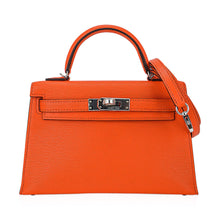 Load image into Gallery viewer, Verso Mini Kelly 20 Sellier Bag Feu &amp; Terre Battue Chevre Leather with Palladium Hardware