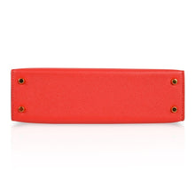 Load image into Gallery viewer, Kelly 20 Mini Sellier Bag Rouge Tomate Epsom Gold Hardware