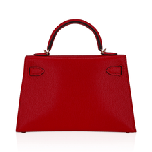 Load image into Gallery viewer, Kelly Sellier 20 Mini Rouge de Coeur Bag Chevre Leather Gold Hardware