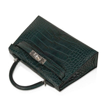Load image into Gallery viewer, Kelly 20 Mini Sellier Bag Vert Cypress Matte Alligator Palladium