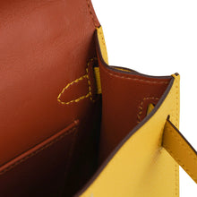Load image into Gallery viewer, Verso Mini Kelly 20 Bag Sellier Jaune de Naples &amp; Gold Chevre Leather with Palladium Hardware