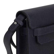 Load image into Gallery viewer, Kelly Depeches 25 Pouch Blue Ocean Galop D’Vache Leather with Palladium Hardware