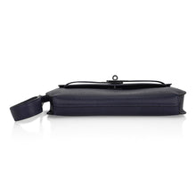 Load image into Gallery viewer, Kelly Depeches 25 Pouch Blue Ocean Galop D’Vache Leather with Palladium Hardware
