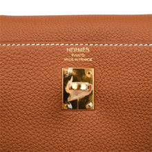 Load image into Gallery viewer, Kelly 25 Retourne Bag Coveted Gold Togo Gold Hardware