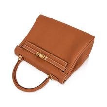 Load image into Gallery viewer, Kelly 25 Retourne Bag Coveted Gold Togo Gold Hardware