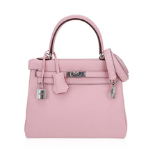 Load image into Gallery viewer, Kelly 25 Bag Rose Sakura Swift Leather with Palladium Hardware