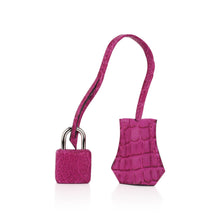 Load image into Gallery viewer, Kelly 25 Retourne Bag Rose Scheherazade Matte Alligator with Palladium Hardware