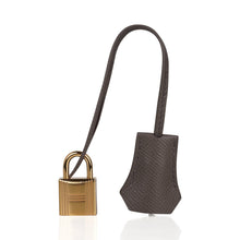 Load image into Gallery viewer, Kelly Sellier 25 Bag Etain Gold Hardware Epsom Leather New