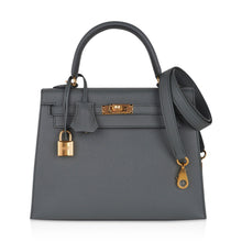Load image into Gallery viewer, Kelly Sellier 25 Bag Vert Amande Gold Hardware Epsom Leather