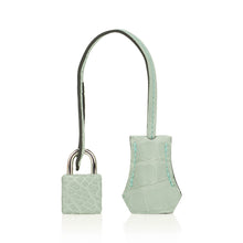 Load image into Gallery viewer, Kelly 25 Retourne Bag Vert d’Eau Matte Alligator with Palladium Hardware