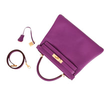 Load image into Gallery viewer, Kelly HSS 28 Bag Anemone Pink Retourne Epsom Brushed Gold