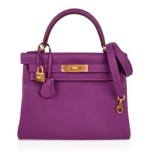 Load image into Gallery viewer, Kelly HSS 28 Bag Anemone Pink Retourne Epsom Brushed Gold