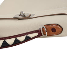 Load image into Gallery viewer, Limited Edition Kelly 32 Retourne Bag Au Galop Craie Togo Leather with Palladium Hardware
