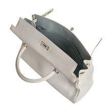 Load image into Gallery viewer, Kelly 35 Bag Dalmation Buffalo Skipper Palladium Hardware