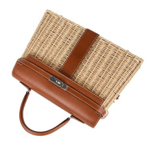 Load image into Gallery viewer, Kelly 35 Bag Picnic Wicker / Osier Palladium Hardware Limited Edition
