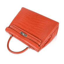 Load image into Gallery viewer, Kelly 35 Retourne Bag Sanguine Matte Alligator with Palladium Hardware